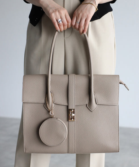 【雑誌掲載・guscio人気商品】エレガンストートバッグ 17-0994